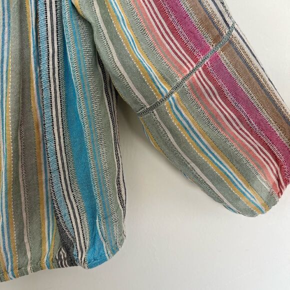 Elan Boho Crop Top Off the Shoulder Size Medium - Picture 4 of 8